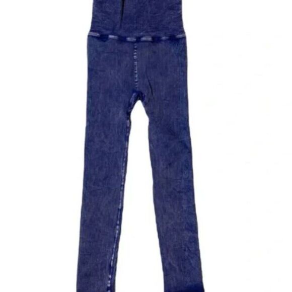 NWOT Free People Ultra High Rise Happiness Runs Leggings-Vintage Deepest Navy - Picture 4 of 4